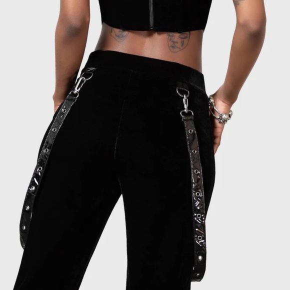 NWT Killstar Trouble Maker Flares Size Small Goth - Picture 3 of 11